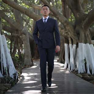 達人-斜幾同款定制西服