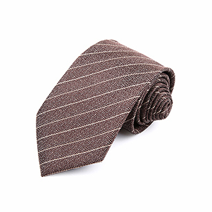 褐色斜紋優(yōu)雅商務(wù)領(lǐng)帶